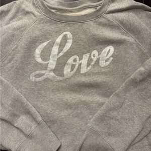 Zadig & Voltaire Heather Gray Fleece Sweatshirt
